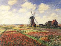 Claude Monet Tulip Fields in Holland France oil painting art